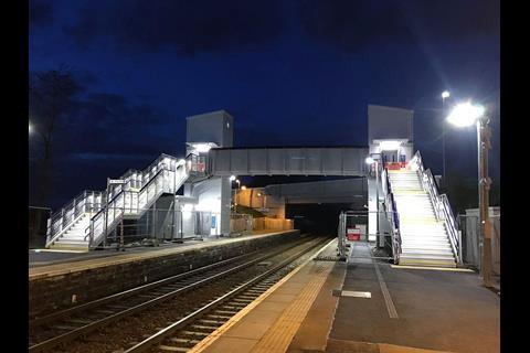 BAM Nuttall has completed a £2·7m project to install a fully-accessible footbridge and lifts at West Calder station.
